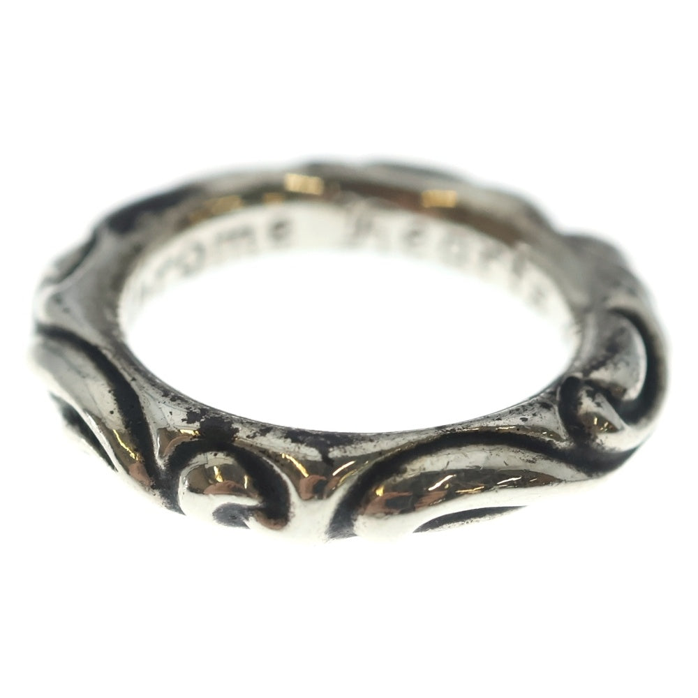 CHROME HEARTS(クロムハーツ) SCRL BAND スクロールバンド リング シルバー BCA351