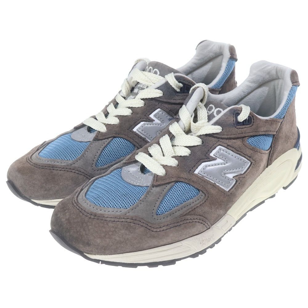 New Balance(ニューバランス) M990TB2 スウェード ローカットスニーカー グレー US8/26cm