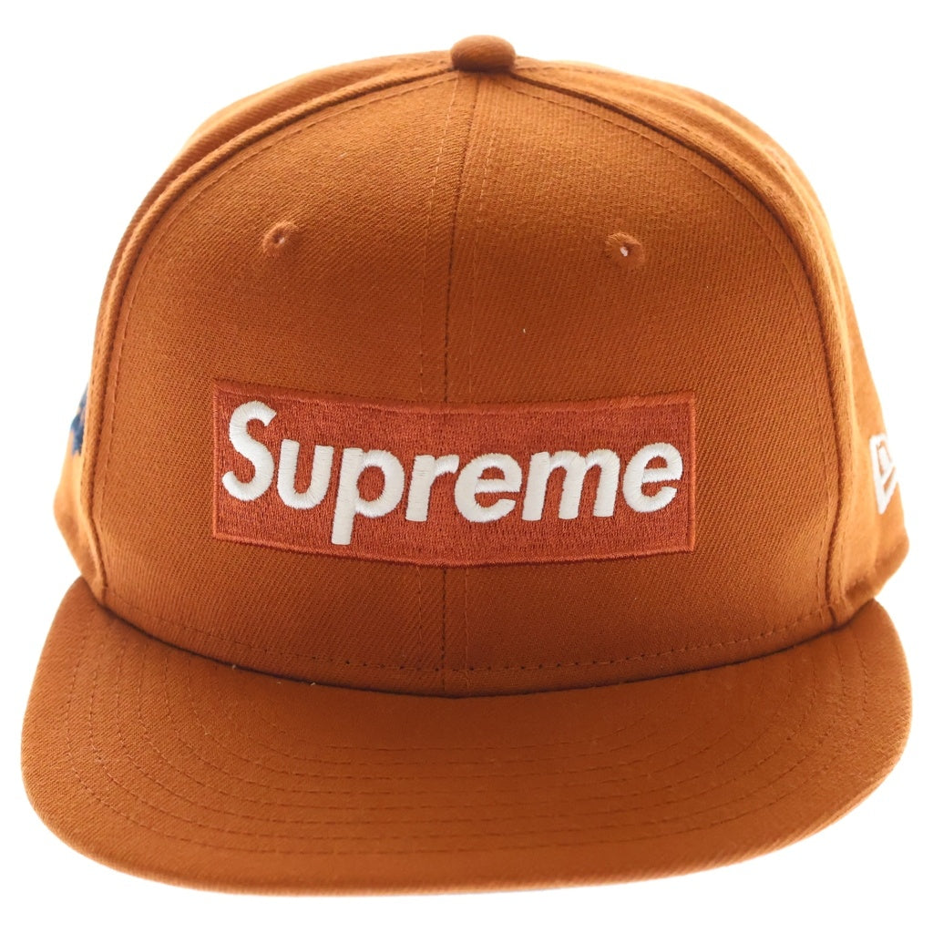 SUPREME(シュプリーム) 24SS ×NEW ERA MLB Teams Box Logo ニューエラ デトロイトタイガース ボックスロゴ キャップ 帽子 オレンジ