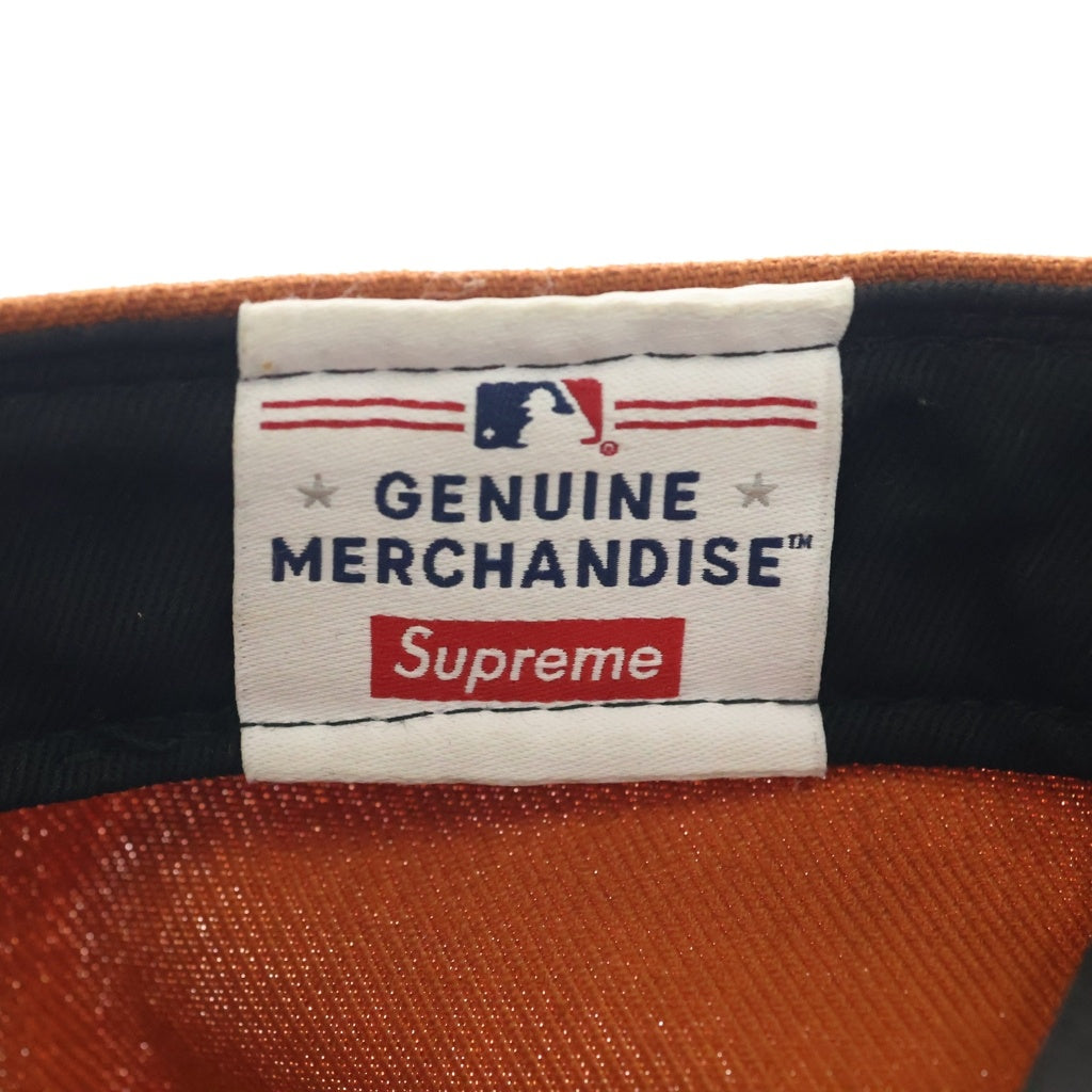 SUPREME(シュプリーム) 24SS ×NEW ERA MLB Teams Box Logo ニューエラ デトロイトタイガース ボックスロゴ キャップ 帽子 オレンジ