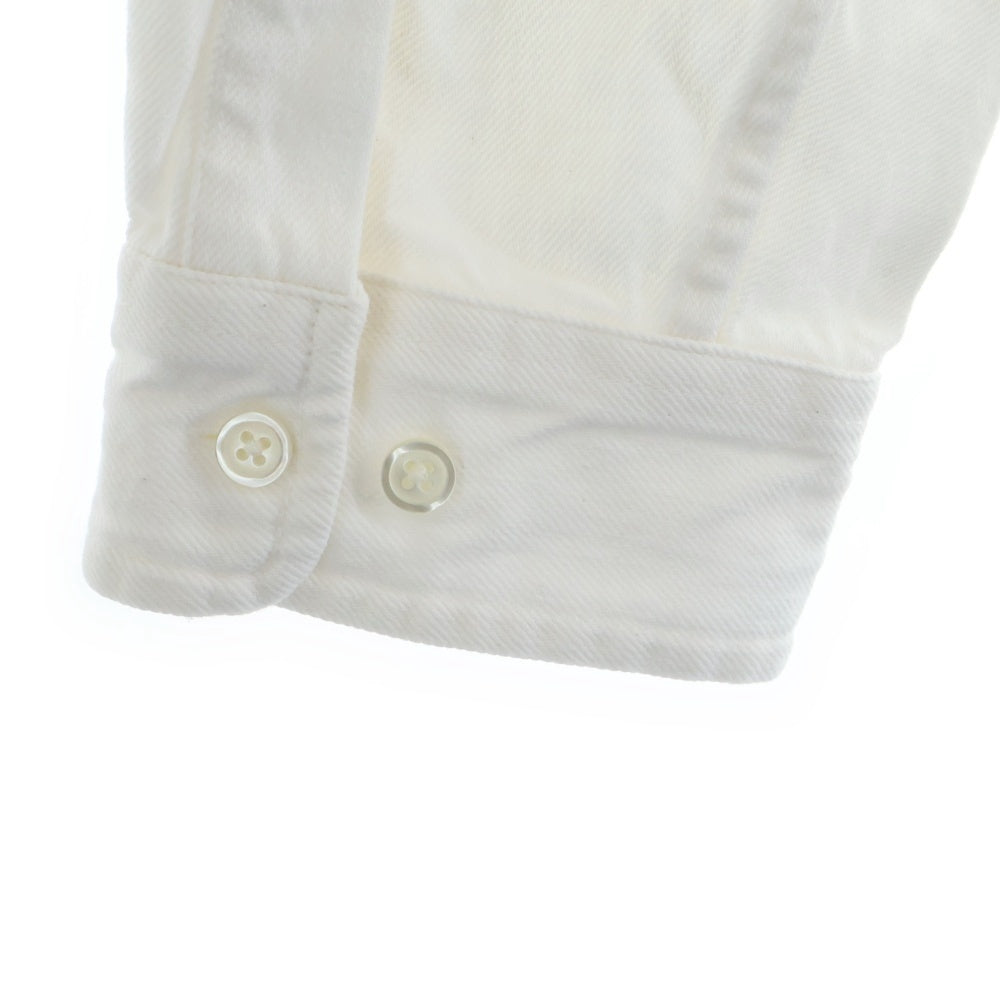 SUPREME(シュプリーム) 25AW Small Box Denim Shirt スモールボックス ロゴパッチ レギュラーカラー デニムシャツ ホワイト