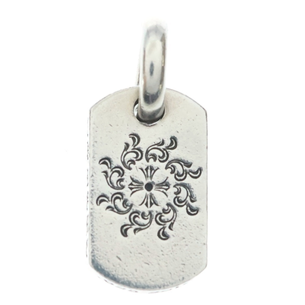 CHROME HEARTS(クロムハーツ) DT TNY ホノルル限定 タイニー CHシャイン ドッグタグ チャーム ペンダントトップ シルバー