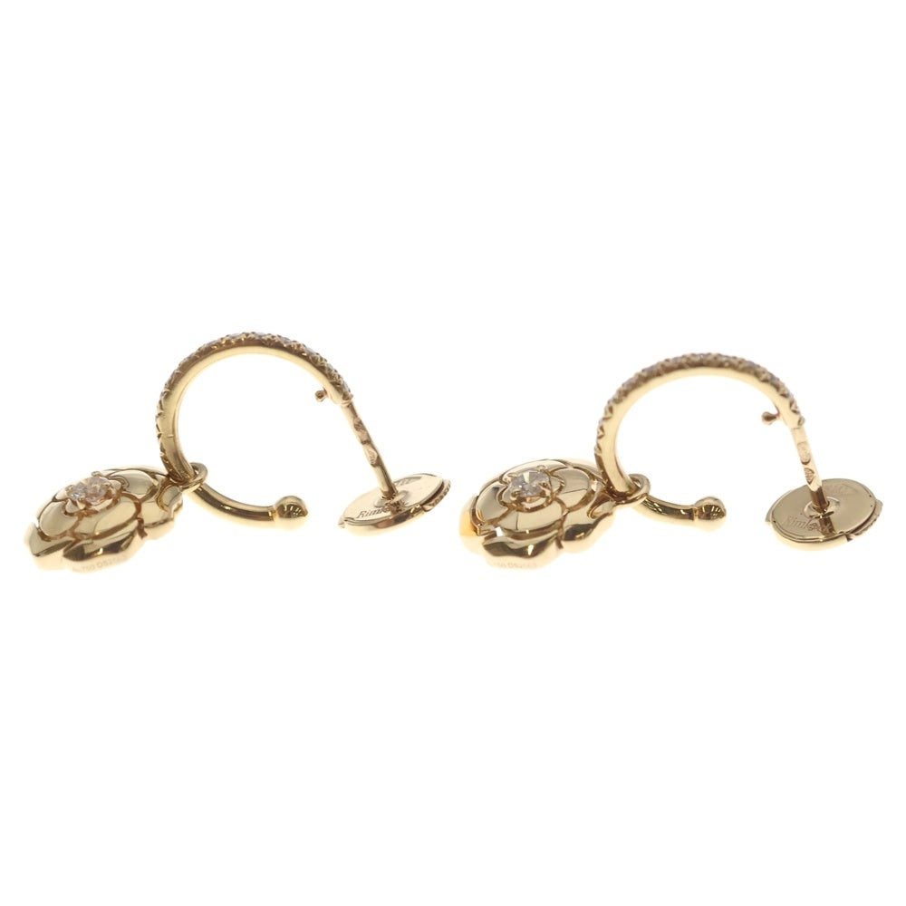 CHANEL(シャネル) カメリアコレクション イヤリング ピアス 18Kピンクゴールド ダイヤモンド J11659 両耳 レディース