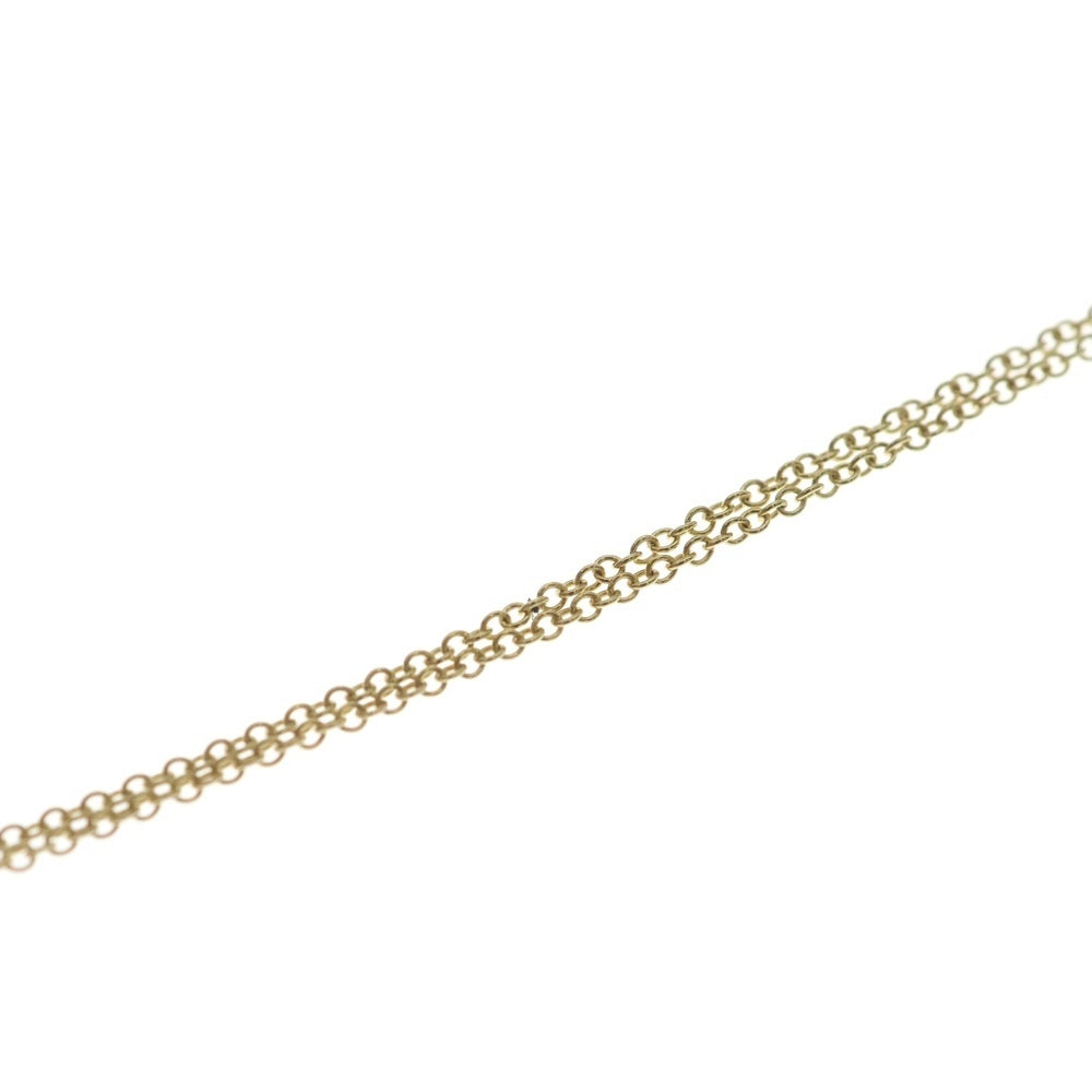 TIFFANY & Co.(ティファニー) リターントゥ ミニ ダブル ハートタグ ネックレス ペンダント ゴールド K18YG レディース
