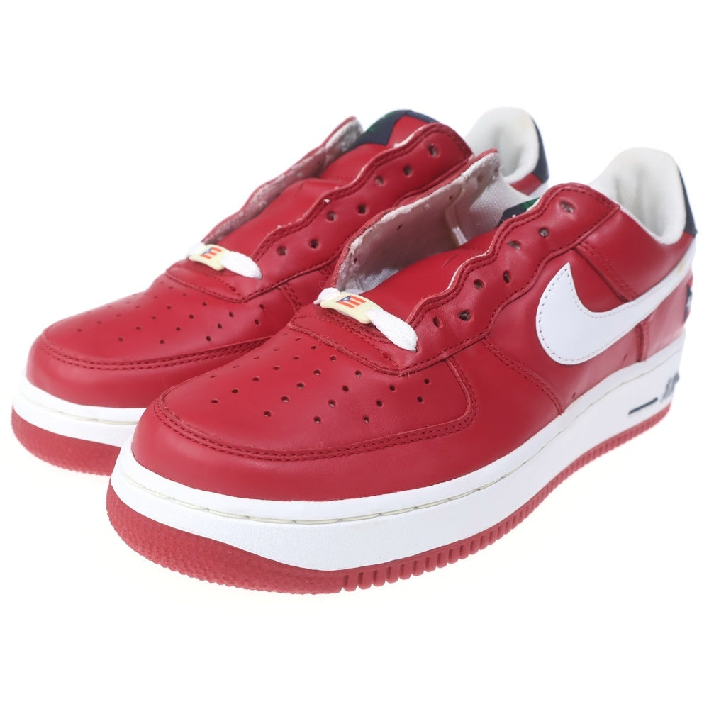 NIKE(ナイキ) 【観賞用2003年】AIR FORCE 1 LOW PUERTO RICO 4 エアフォース プエルトリコ ローカットスニーカー レッド US9/27cm 624040-641