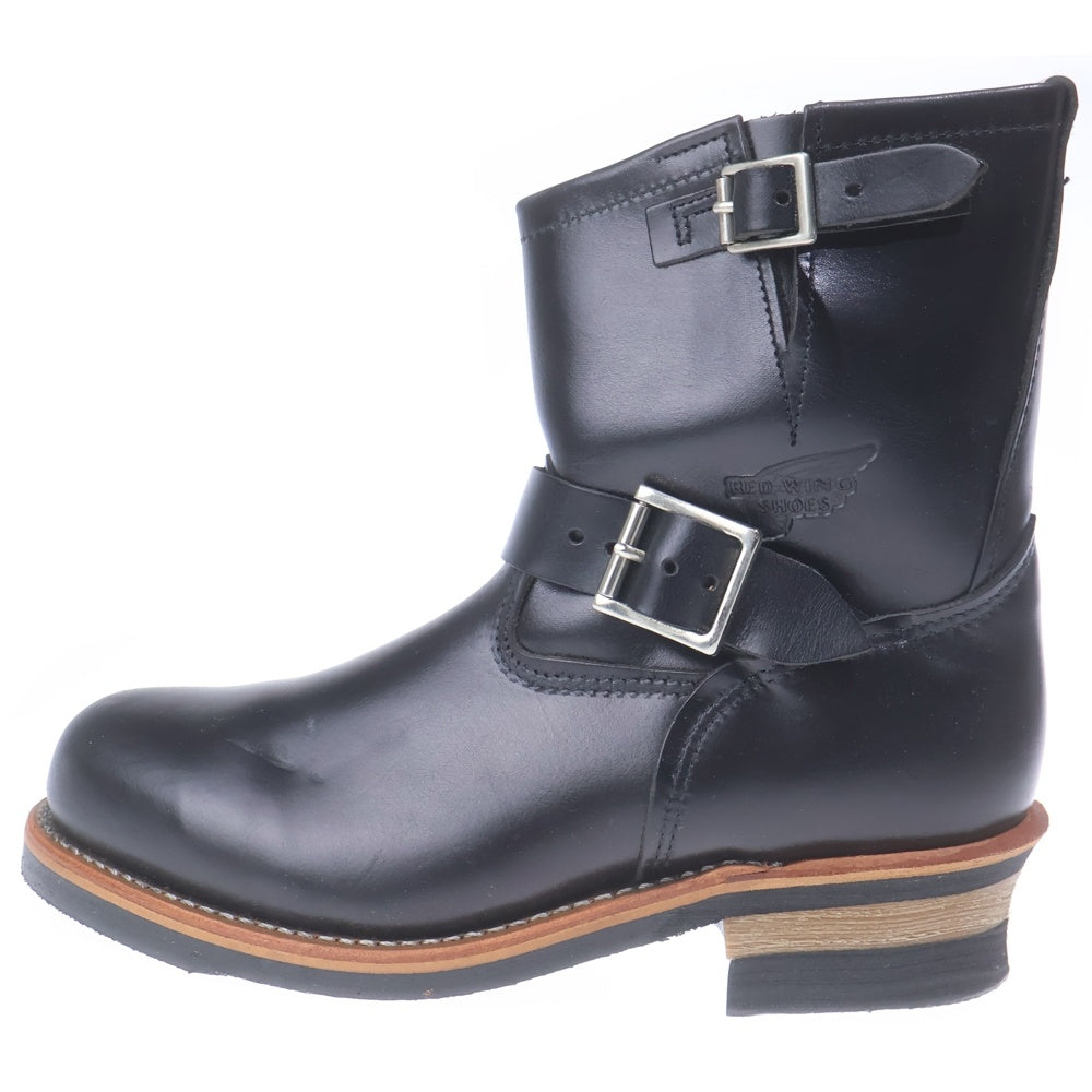 RED WING(レッド ウイング) 2973 ショートエンジニア レザーブーツ ブラック