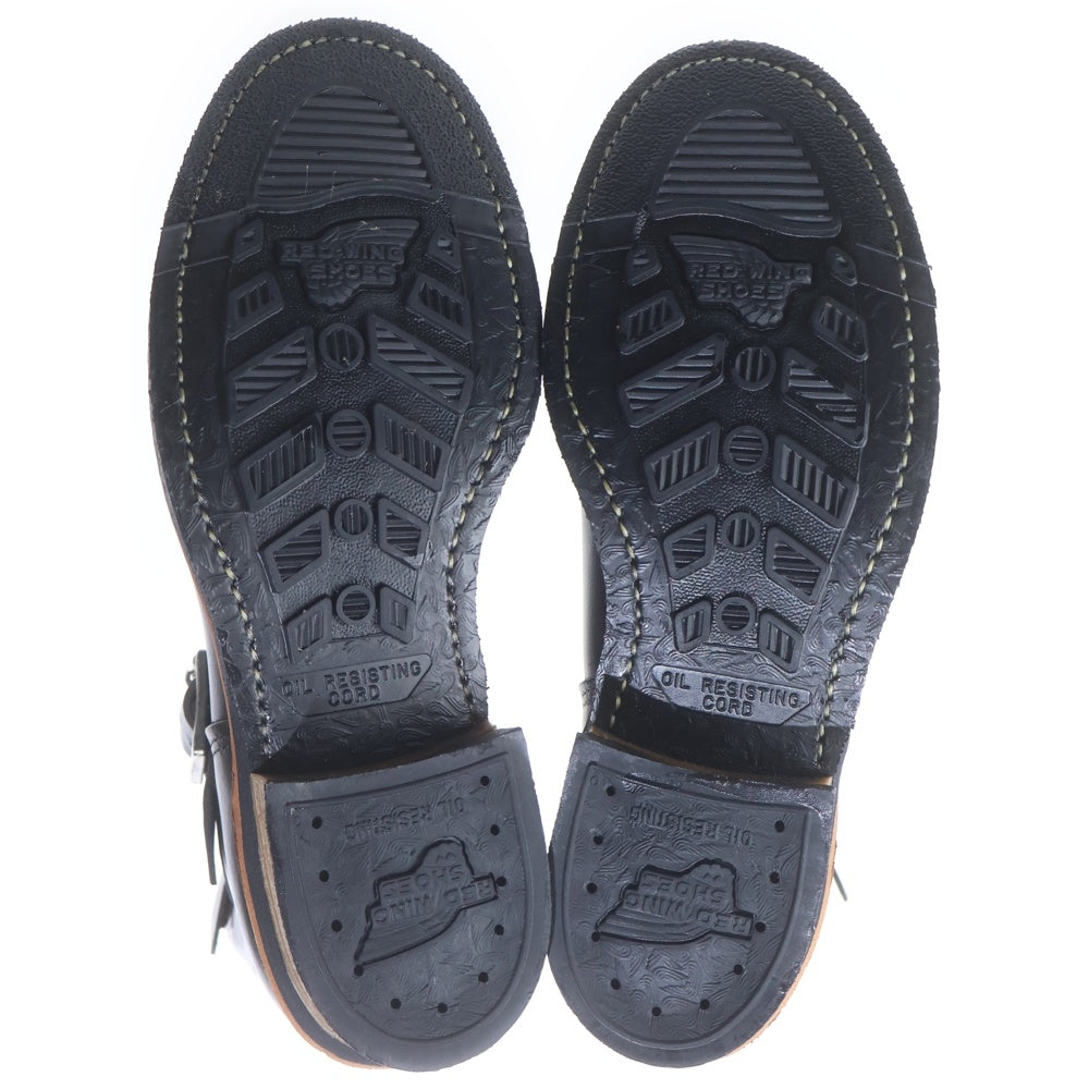 RED WING(レッド ウイング) 2973 ショートエンジニア レザーブーツ ブラック