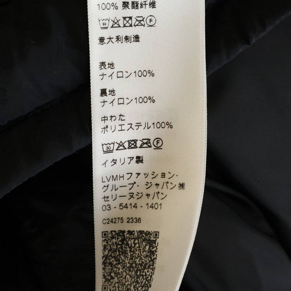 CELINE(セリーヌ) トリオンフパッチ モノグラム キルティングスタンドカラーパデッドベスト ブラック 2W987795W.38NO
