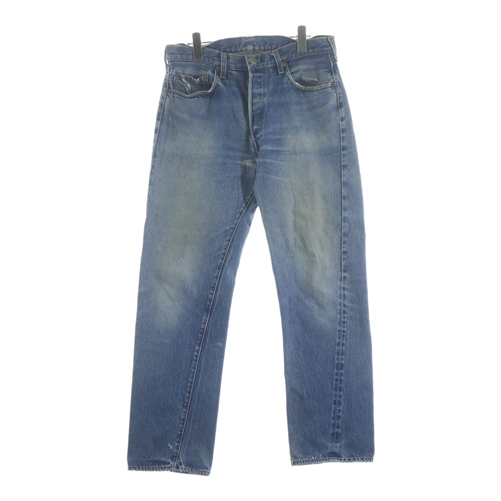 Levi's(リーバイス) 70S VINTAGE 501 ヴィンテージ 赤耳 ボタン裏無刻印 スモールe ボタンフライデニムパンツ インディゴ