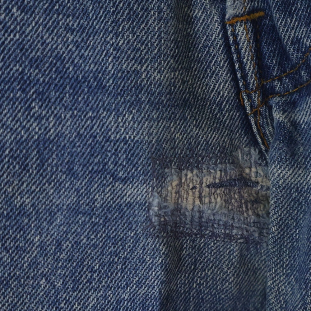Levi's(リーバイス) 70S VINTAGE 501 ヴィンテージ 赤耳 ボタン裏無刻印 スモールe ボタンフライデニムパンツ インディゴ