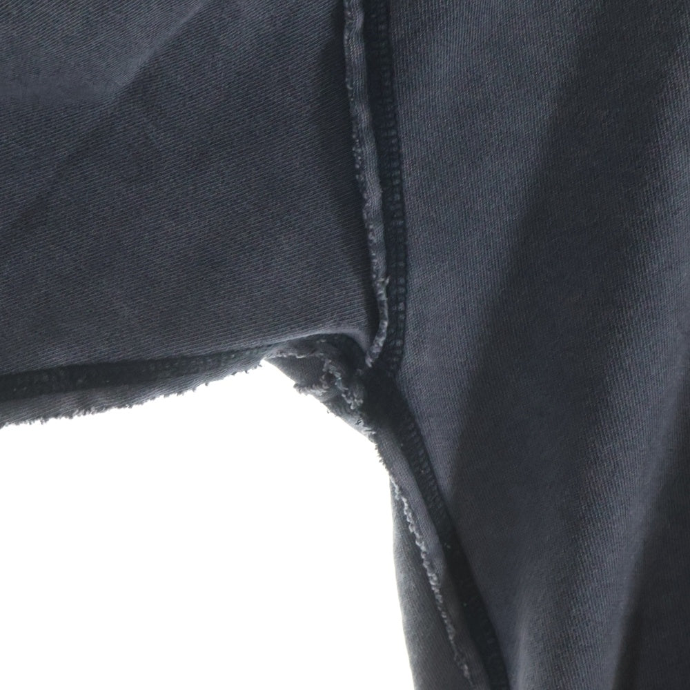DIESEL(ディーゼル) 24AW S-BOXT-HOOD-RAW ウォッシュド加工スウェットプルオーバーパーカー フーディー グレー A14861