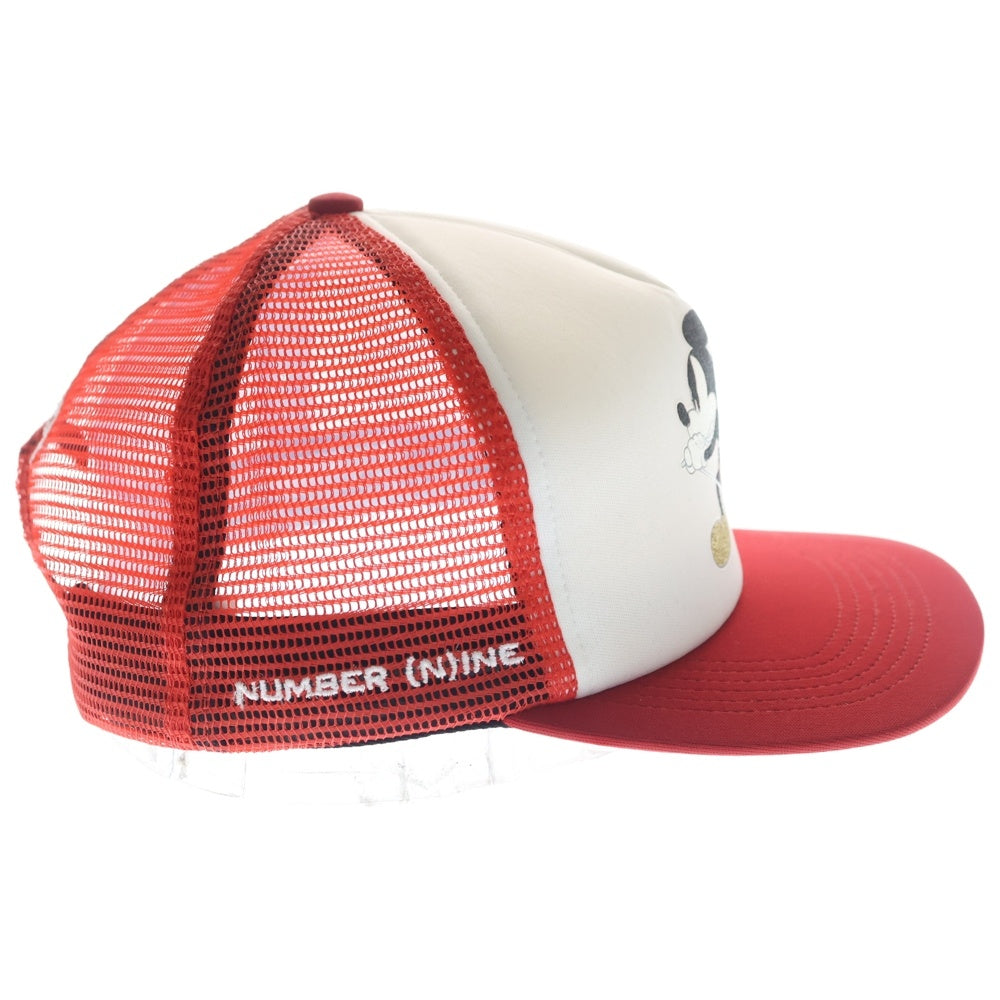 SUPREME(シュプリーム) 25AW ×Number (N)ine ×Mickey Mouse Mesh Back 5 Panel ナンバーナイン ミッキーマウス キャラクタープリント メッシュバック 5パネルキャップ