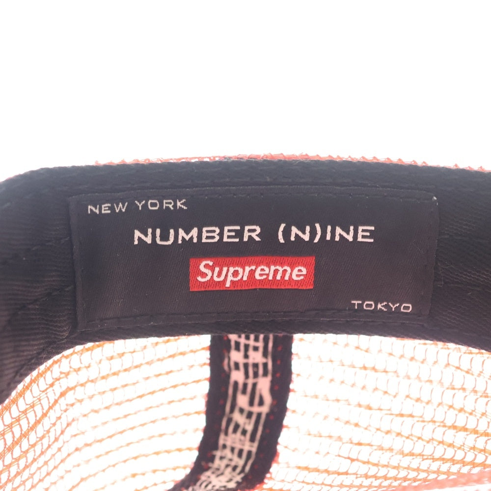 SUPREME(シュプリーム) 25AW ×Number (N)ine ×Mickey Mouse Mesh Back 5 Panel ナンバーナイン ミッキーマウス キャラクタープリント メッシュバック 5パネルキャップ