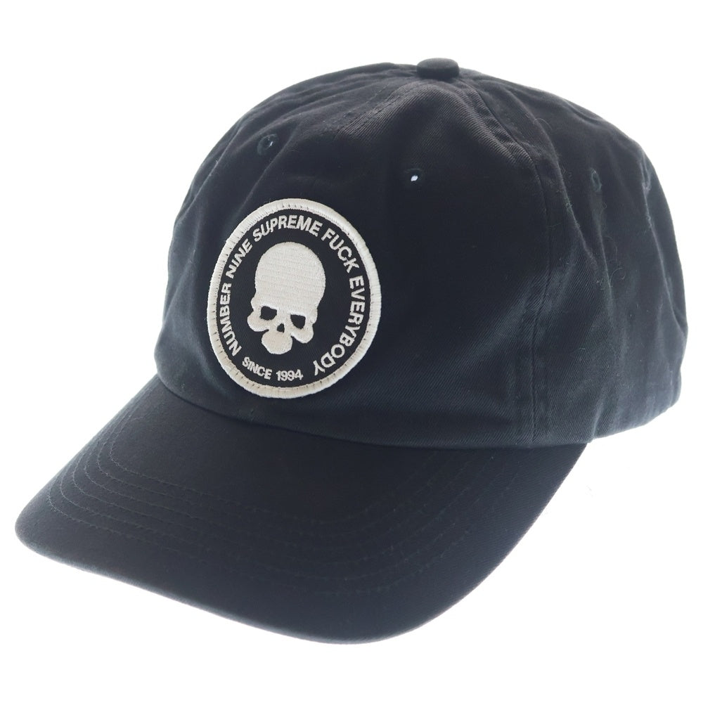 SUPREME(シュプリーム) 25AW ×Number (N)ine 6-Panel ナンバーナイン スカルパッチ 6パネルキャップ ブラック