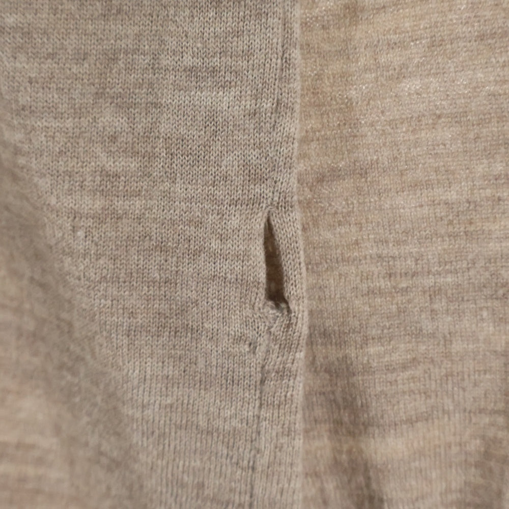 tricot COMME des GARCONS(トリコ コム デ ギャルソン) 95SS AD1994 ドッキングデザイン ウールカーディガン レディース ベージュ TB-100330