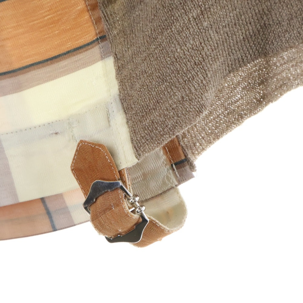 tricot COMME des GARCONS(トリコ コム デ ギャルソン) 95SS AD1994 ドッキングデザイン ウールカーディガン レディース ベージュ TB-100330