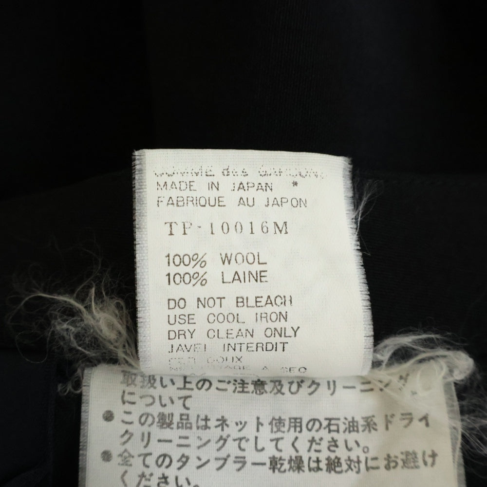 tricot COMME des GARCONS(トリコ コム デ ギャルソン) 98SS AD1997 ラップデザイン ウールスラックスパンツ ブラック TP-10016M レディース