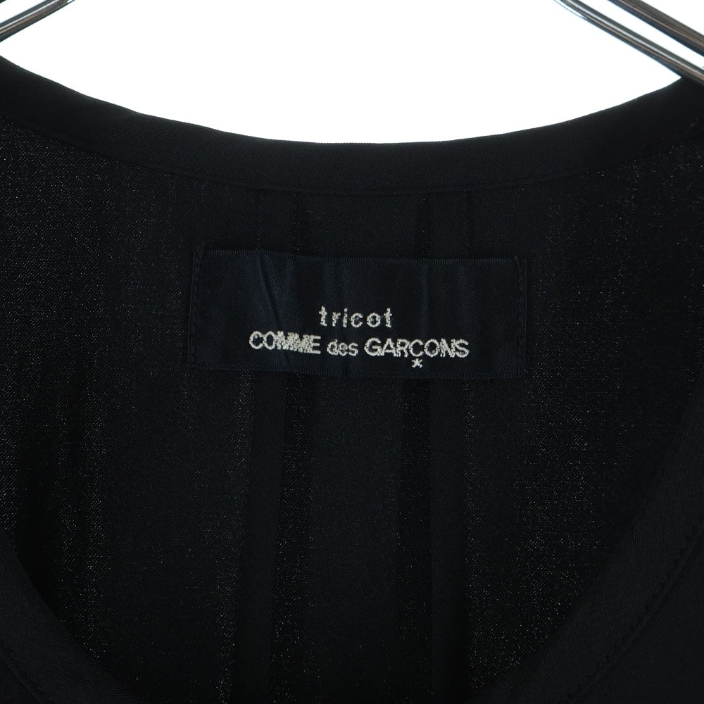 tricot COMME des GARCONS(トリコ コム デ ギャルソン) 95AW AD1995 ノースリーブ ワンピース レディース ブラック TA-040250