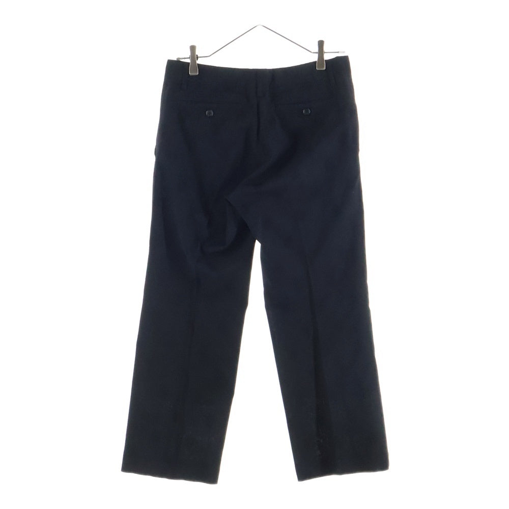 tricot COMME des GARCONS(トリコ コム デ ギャルソン) 04SS AD2003 ドット総柄 ウールスラックスパンツ レディース ブラック TM-P007