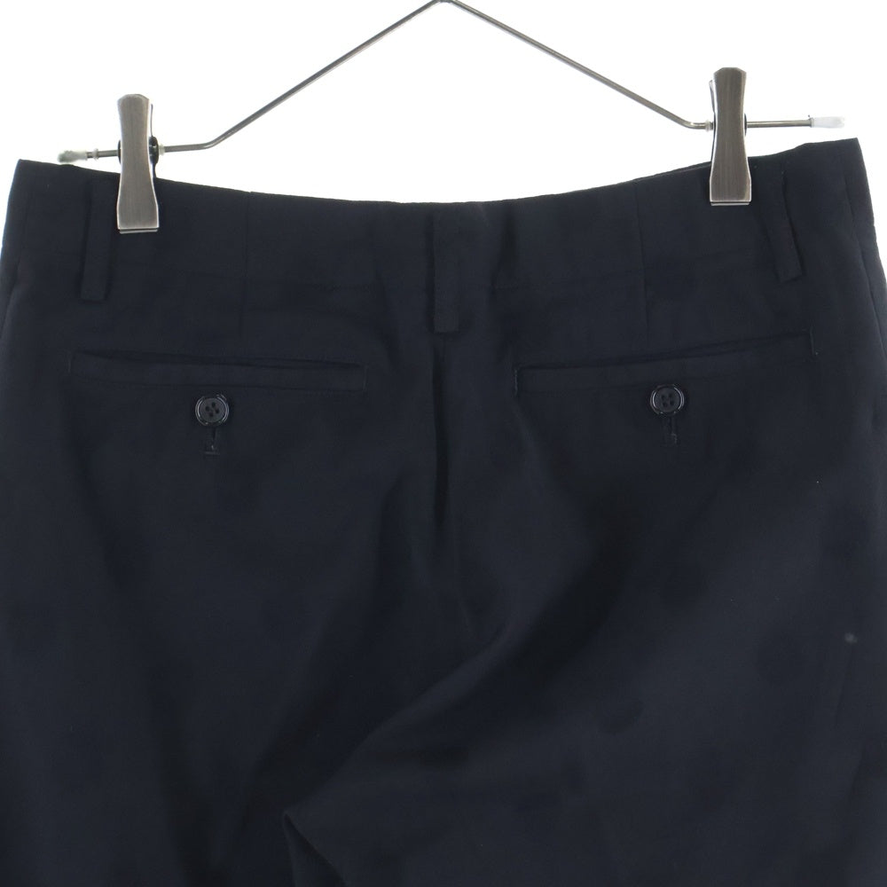 tricot COMME des GARCONS(トリコ コム デ ギャルソン) 04SS AD2003 ドット総柄 ウールスラックスパンツ レディース ブラック TM-P007