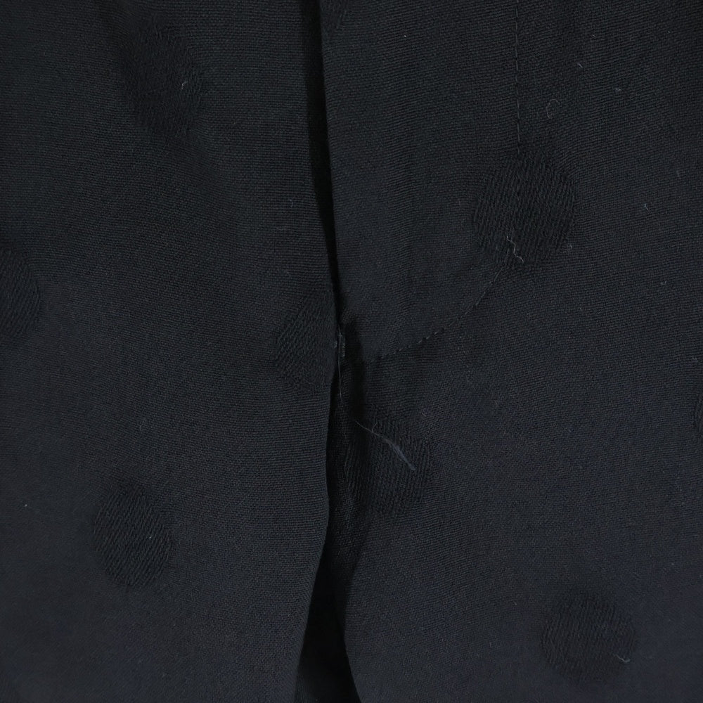 tricot COMME des GARCONS(トリコ コム デ ギャルソン) 04SS AD2003 ドット総柄 ウールスラックスパンツ レディース ブラック TM-P007