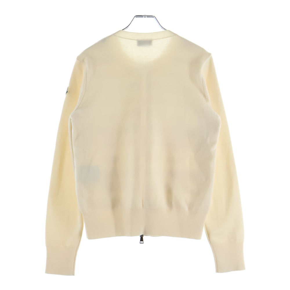 MONCLER(モンクレール) 22AW CARDIGAN TRICOT ニット切替 ノーカラー ダウンジャケット ホワイト レディース H20939B51000 A9018