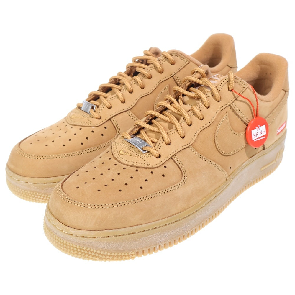 NIKE(ナイキ) ×SUPREME AIR FORCE 1 LOW SP シュプリーム エアフォースワン ウィート ローカットスニーカー ブラウン US9.5/27.5cm DN1555-200