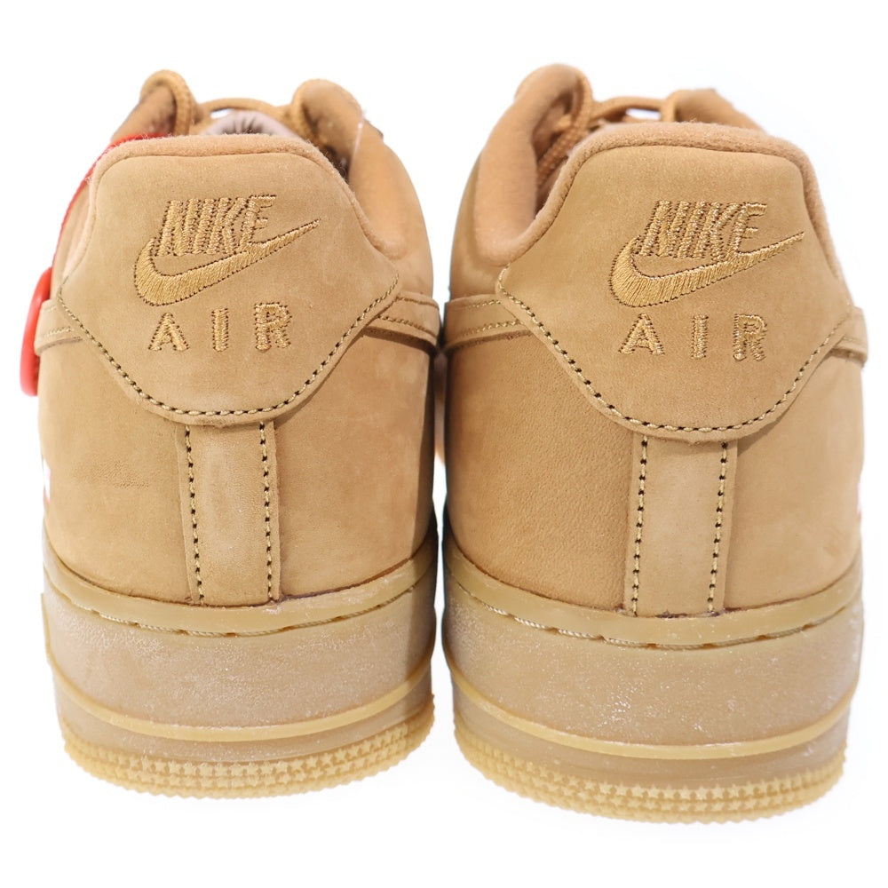 NIKE(ナイキ) ×SUPREME AIR FORCE 1 LOW SP シュプリーム エアフォースワン ウィート ローカットスニーカー ブラウン US9.5/27.5cm DN1555-200
