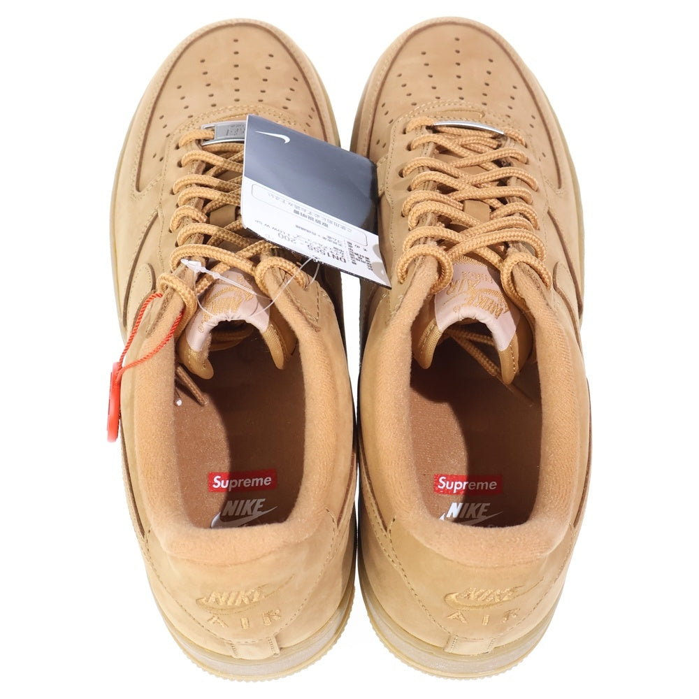 NIKE(ナイキ) ×SUPREME AIR FORCE 1 LOW SP シュプリーム エアフォースワン ウィート ローカットスニーカー ブラウン US9.5/27.5cm DN1555-200