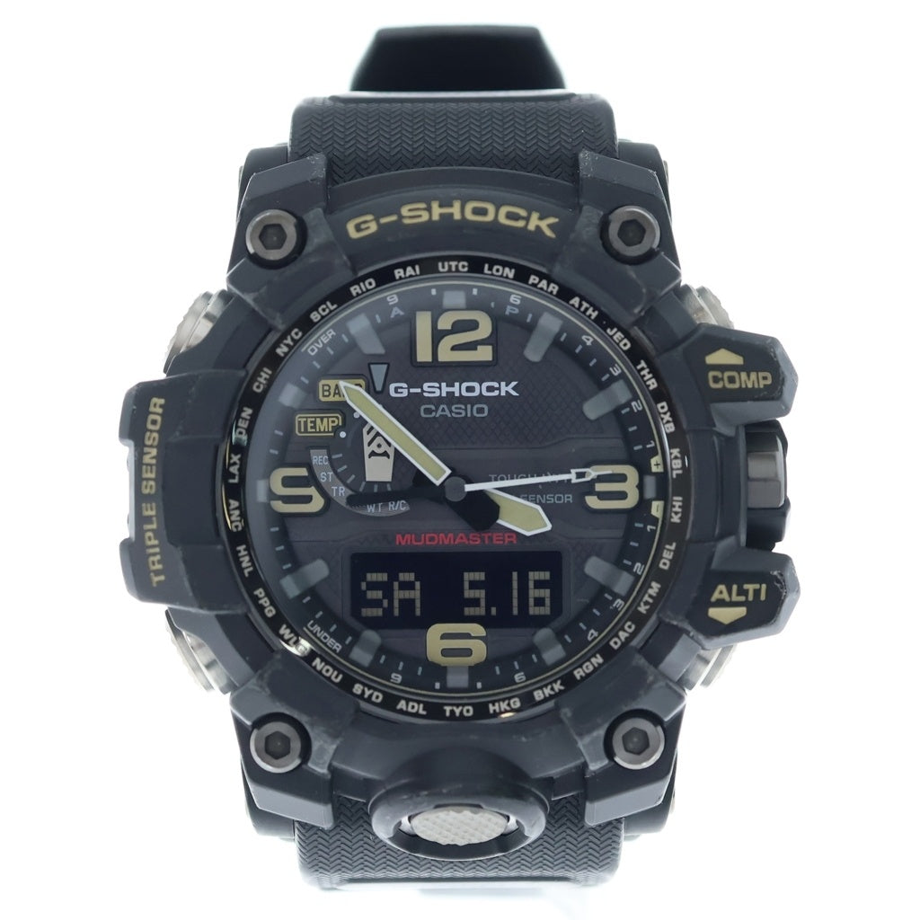 CASIO G-SHOCK(カシオ ジーショック) MUDMASTER マッドマスター アナデジウォッチ 腕時計 ブラック GWG-1000-1A3JF