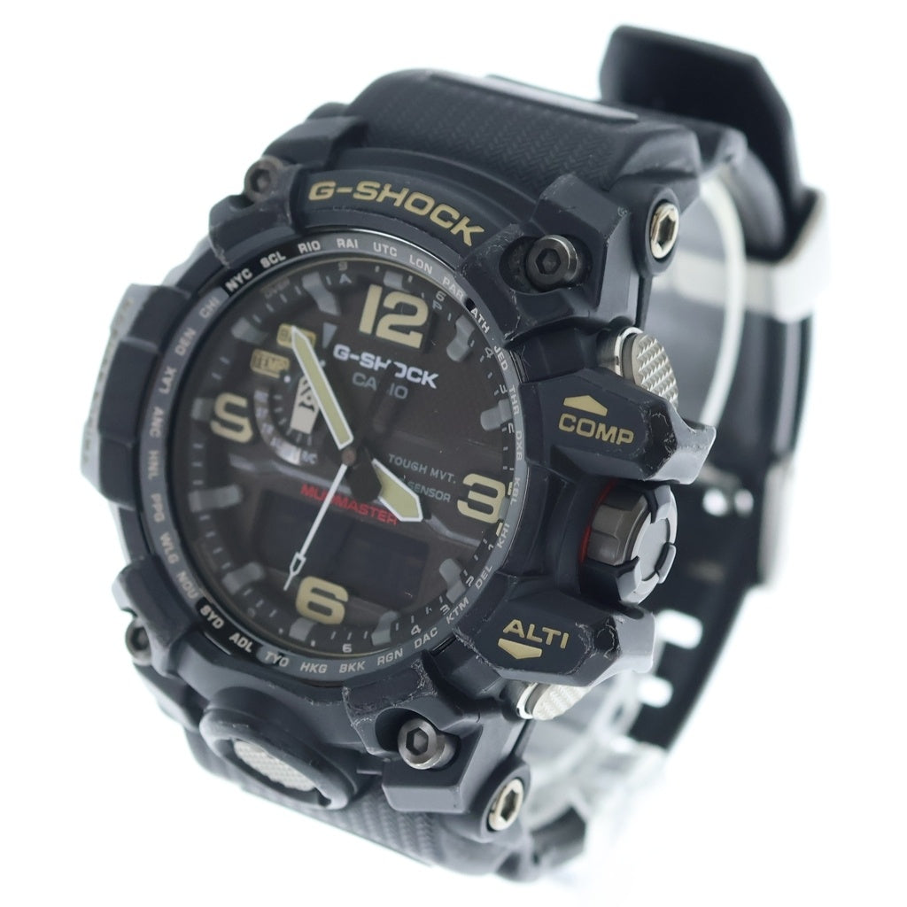 CASIO G-SHOCK(カシオ ジーショック) MUDMASTER マッドマスター アナデジウォッチ 腕時計 ブラック GWG-1000-1A3JF