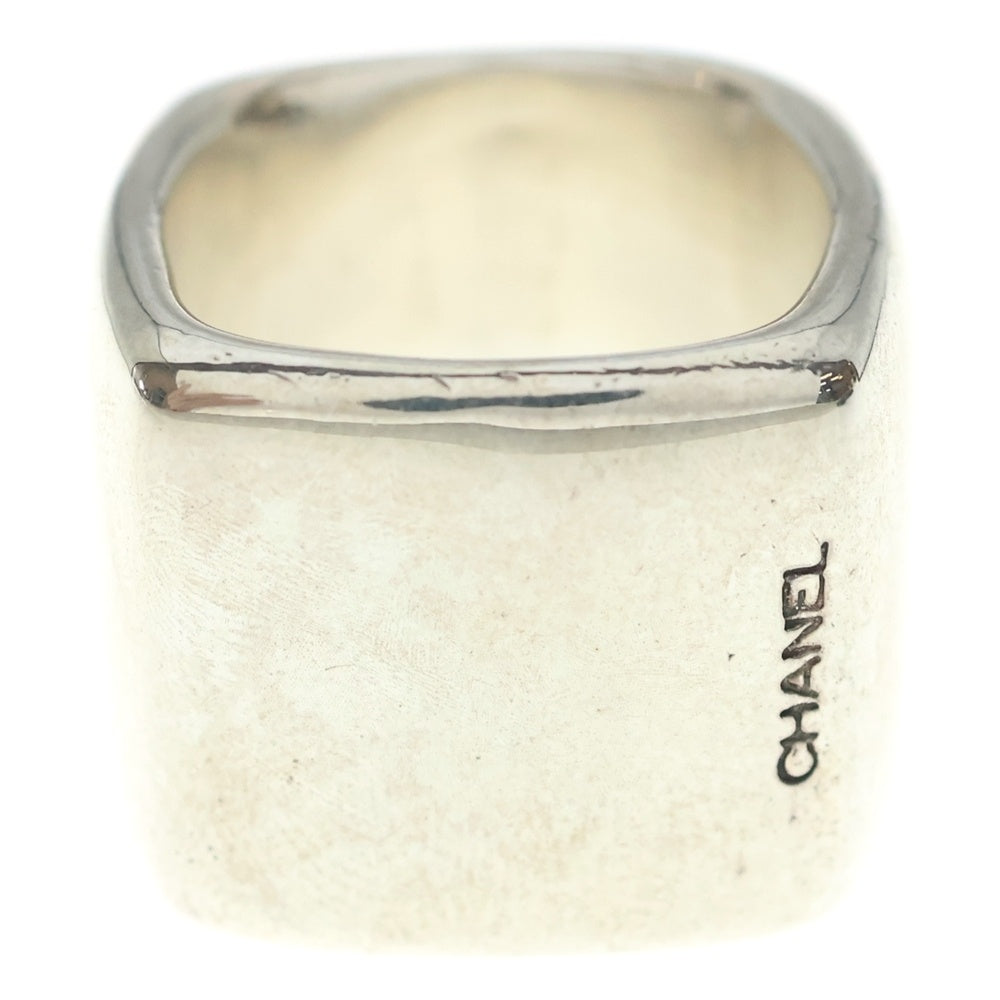 CHANEL(シャネル) スクエアリング 指輪 シルバー