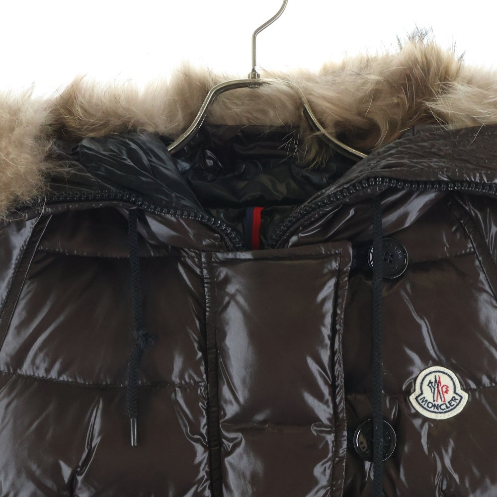 MONCLER(モンクレール) TARN GILET ターンジレ ファーフーデッドダウンベスト ブラウン 122-093-48302-25