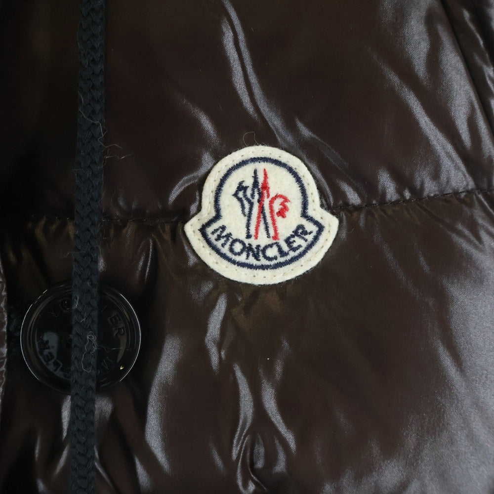 MONCLER(モンクレール) TARN GILET ターンジレ ファーフーデッドダウンベスト ブラウン 122-093-48302-25
