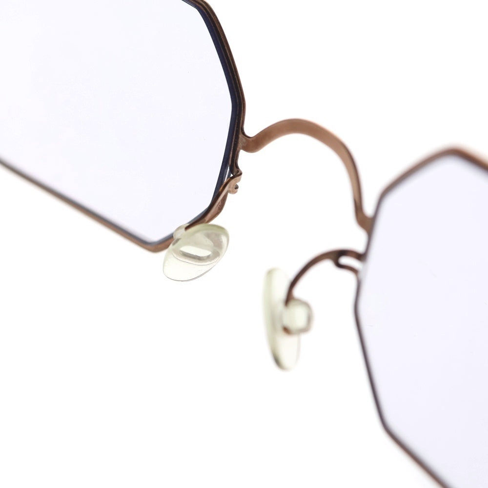 Maison Margiela(メゾンマルジェラ) MYKITA MMCRAFT004 マイキータ 多角形シェイプ メタルテンプル アイウェア サングラス メガネ ブロンズ レディース
