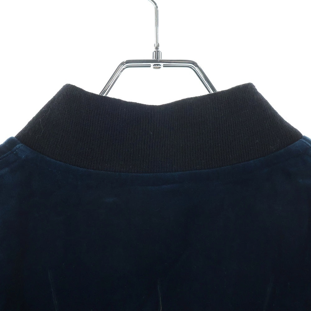 WACKO MARIA(ワコマリア) ×WOLF'SHEAD VELVET VIETNAM JACKET ウルフズヘッド ベルベット ベトナムジャケット ブルゾン ブルー WOLFSHEAD-WM-ML07