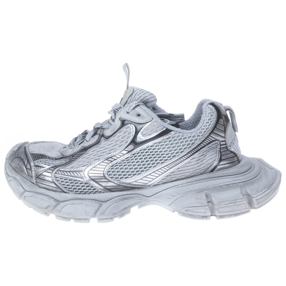 BALENCIAGA(バレンシアガ) 3XL SNEAKER スリーエックスエル ユーズド加工 メッシュ ローカットスニーカー グレー 734734