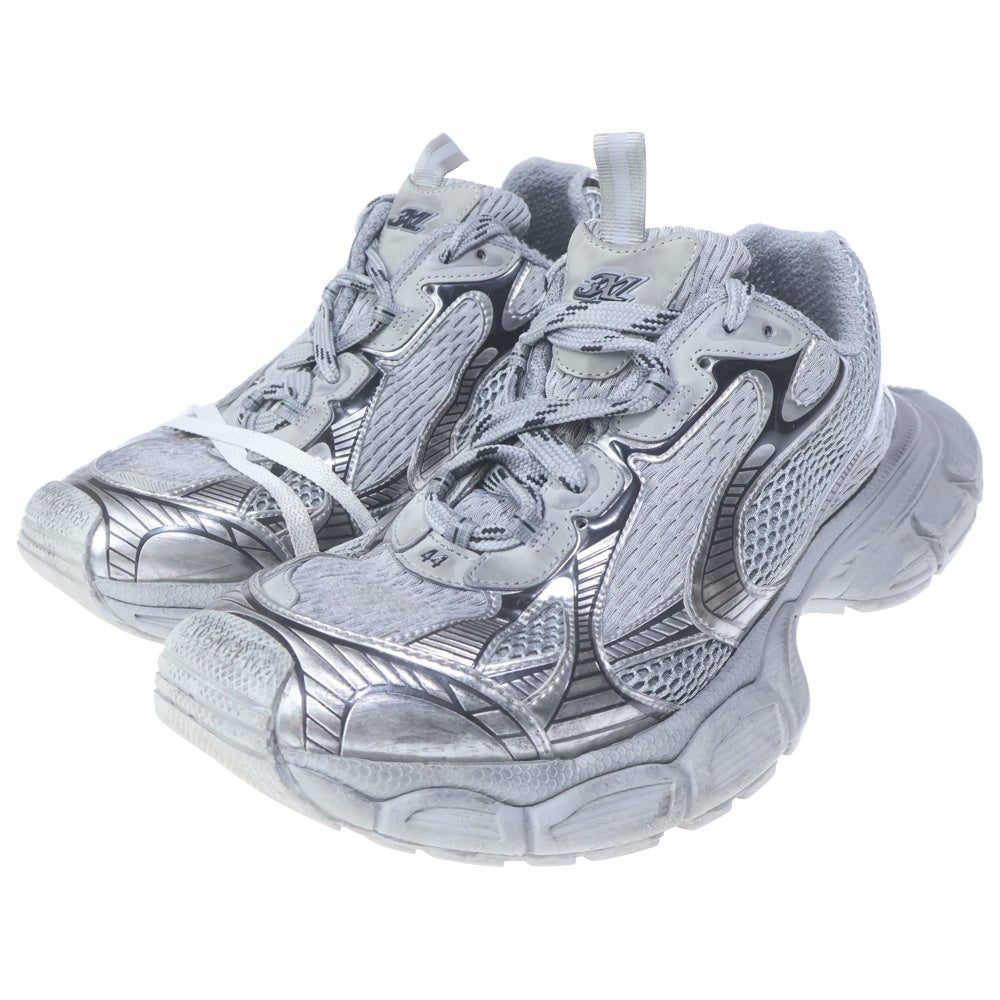 BALENCIAGA(バレンシアガ) 3XL SNEAKER スリーエックスエル ユーズド加工 メッシュ ローカットスニーカー グレー 734734