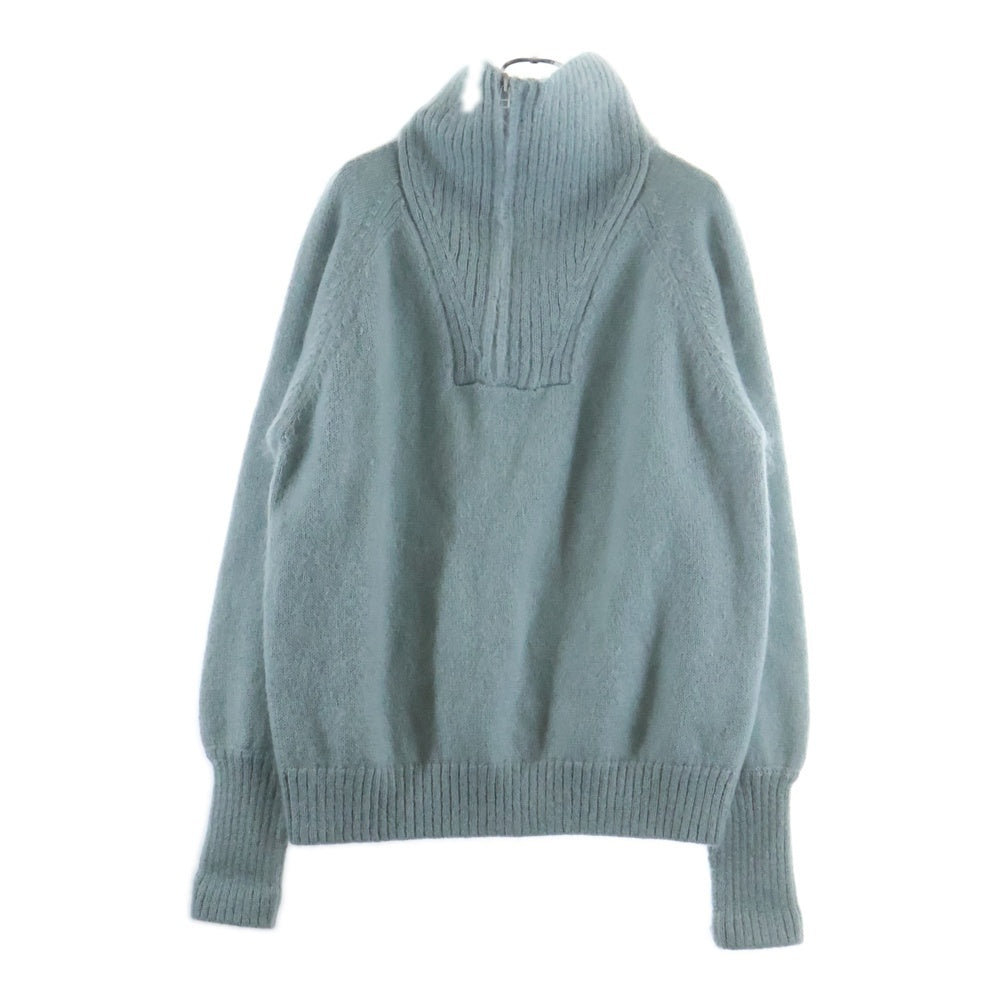 SUBLATIONS(サブレーションズ) MOHAIR DOUBLE HIGH NECK P/O KNIT モヘア ダブル ハイネック プルオーバー ニット セーター ブルー S121227