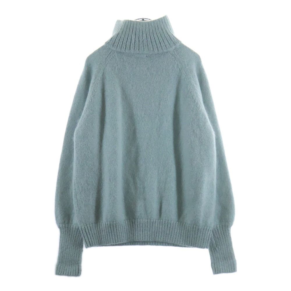 SUBLATIONS(サブレーションズ) MOHAIR DOUBLE HIGH NECK P/O KNIT モヘア ダブル ハイネック プルオーバー ニット セーター ブルー S121227