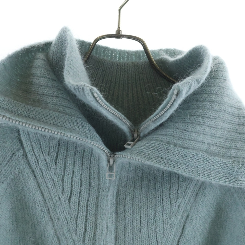 SUBLATIONS(サブレーションズ) MOHAIR DOUBLE HIGH NECK P/O KNIT モヘア ダブル ハイネック プルオーバー ニット セーター ブルー S121227