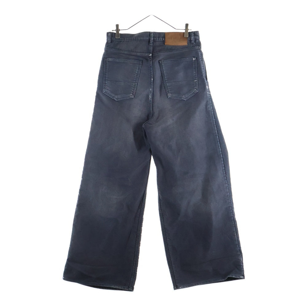 SUBLATIONS(サブレーションズ) 24AW MOLESKINE 2TUCK WIDE BAGGY PANTS モールスキン 2タック ワイド バギーパンツ ブラック S121405
