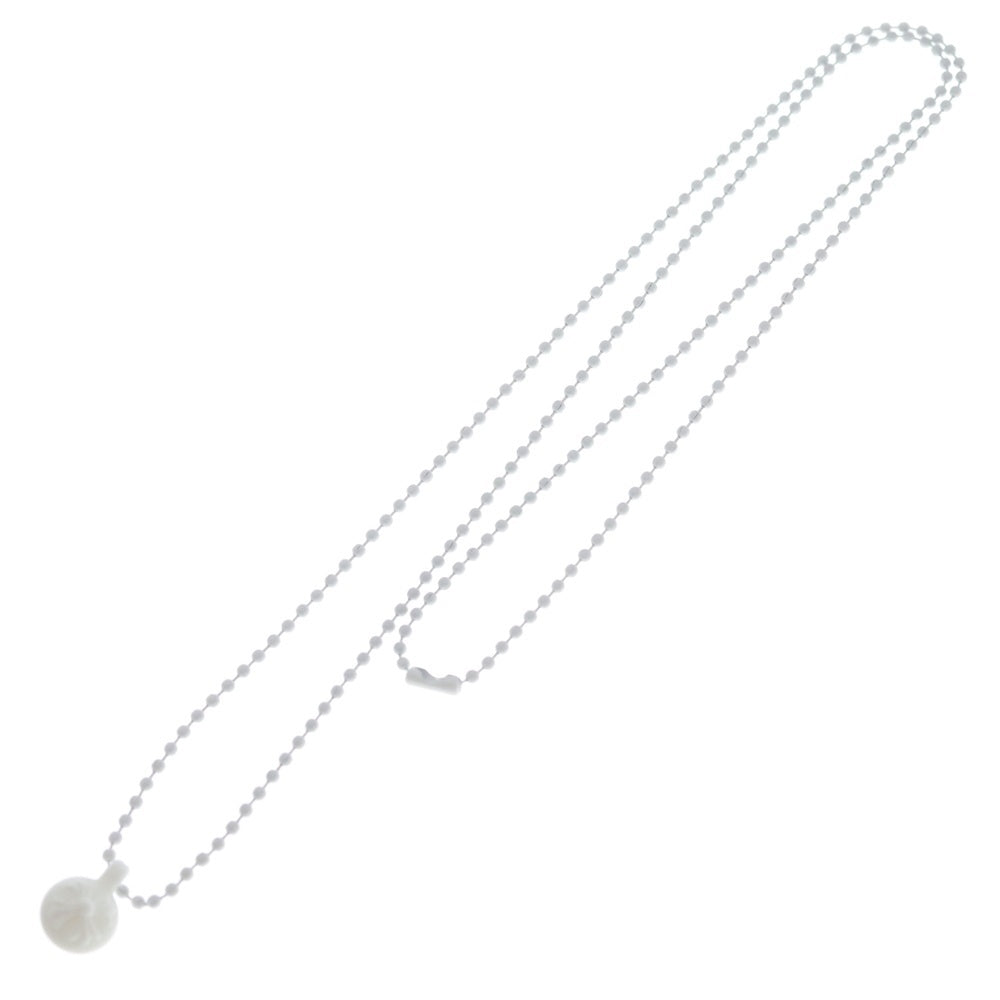 CHROME HEARTS(クロムハーツ) RUBBER CH CRS BALL ラバークロスボール シリコンネックレス ホワイト
