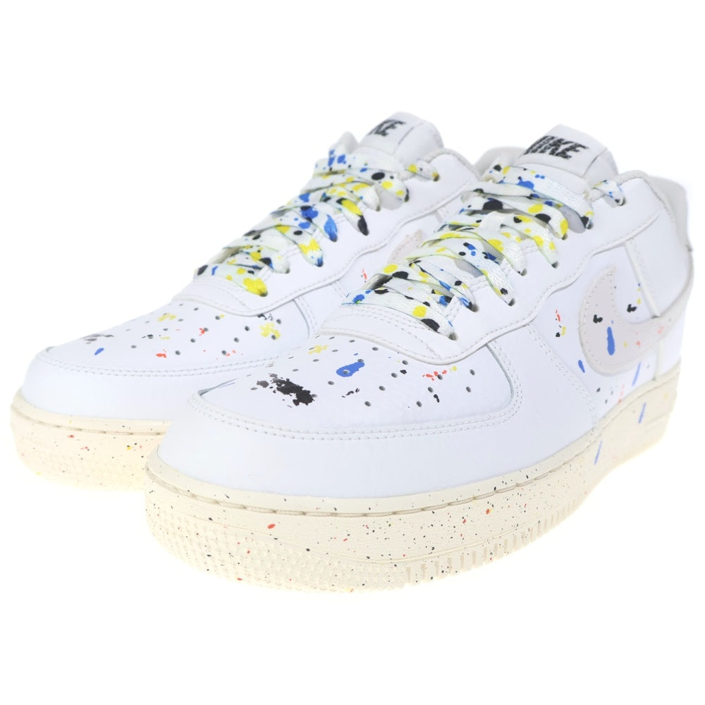 NIKE(ナイキ) AIR FORCE 1 LOW PAINT SPLATTER エアフォース 1 ペイント スプラッター ローカットスニーカー ホワイト US11.5/29.5cm CZ0339-100