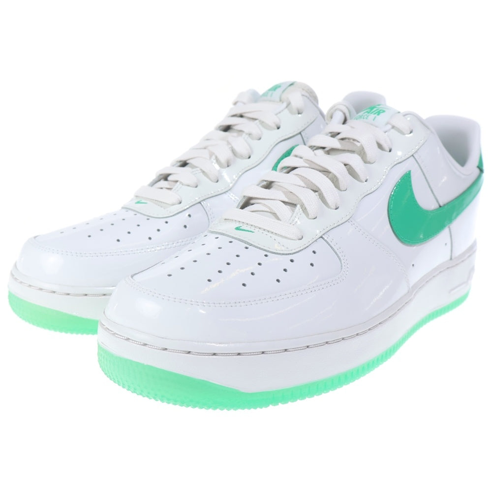 NIKE(ナイキ) AIR FORCE 1 LOW 07 PREMIUM PLATINUM TINT AND STADI エアフォース 1 ロー 07 プレミアム ローカットスニーカー ホワイト/グリーン US12/30cm HF4864-094