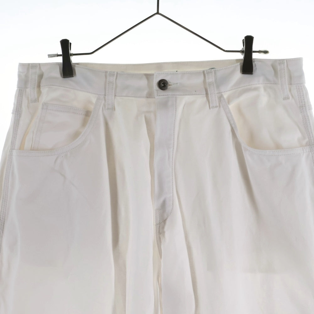 Dickies(ディッキーズ) ×Henrys PIZZA ヘンリーズピザ コットン ダブルニー ワークパンツ ホワイト 4222-4991