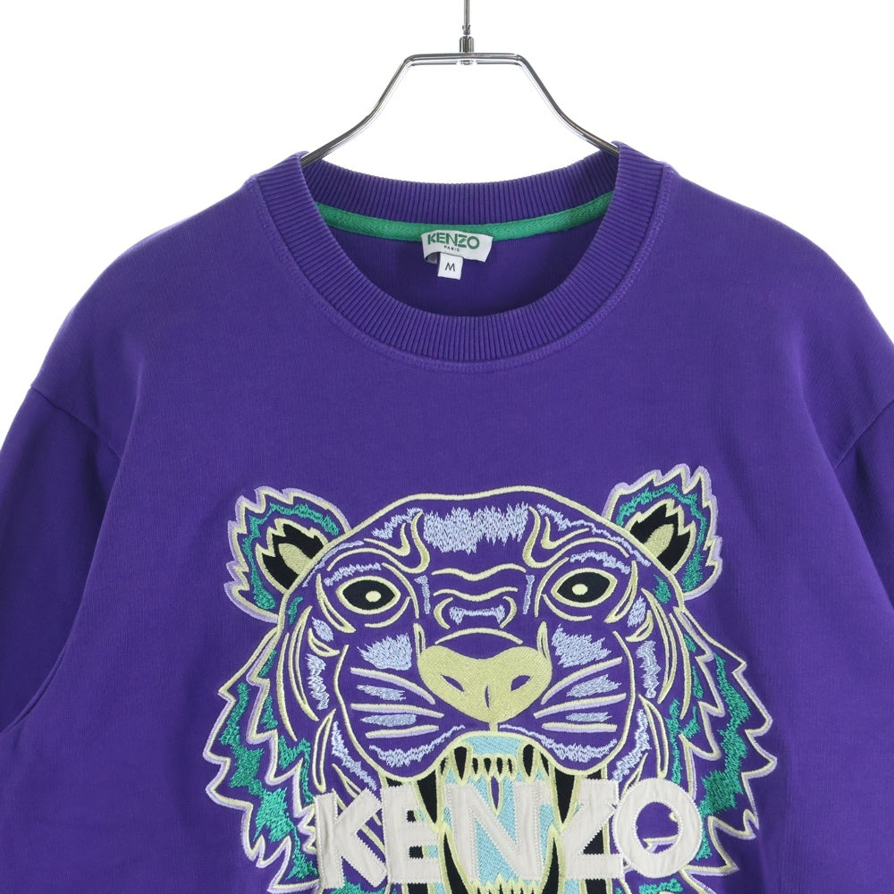 KENZO(ケンゾー) クラシックタイガー プルオーバークルーネックスウェットシャツ トレーナー パープル FA55SW0014XA