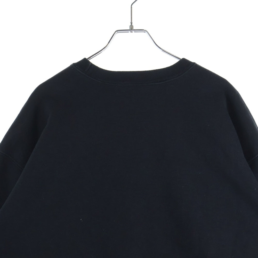 SUPREME(シュプリーム) 21AW Shattered Logo Crewneck ロゴプリント プルオーバークルーネックスウェットシャツ トレーナー ブラック