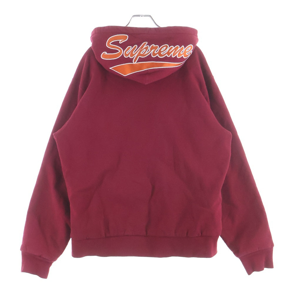 SUPREME(シュプリーム) 18AW Thermal Zip Up Sweatshirt サーマル ジップアップスウェットシャツ パーカー フーディー レッド