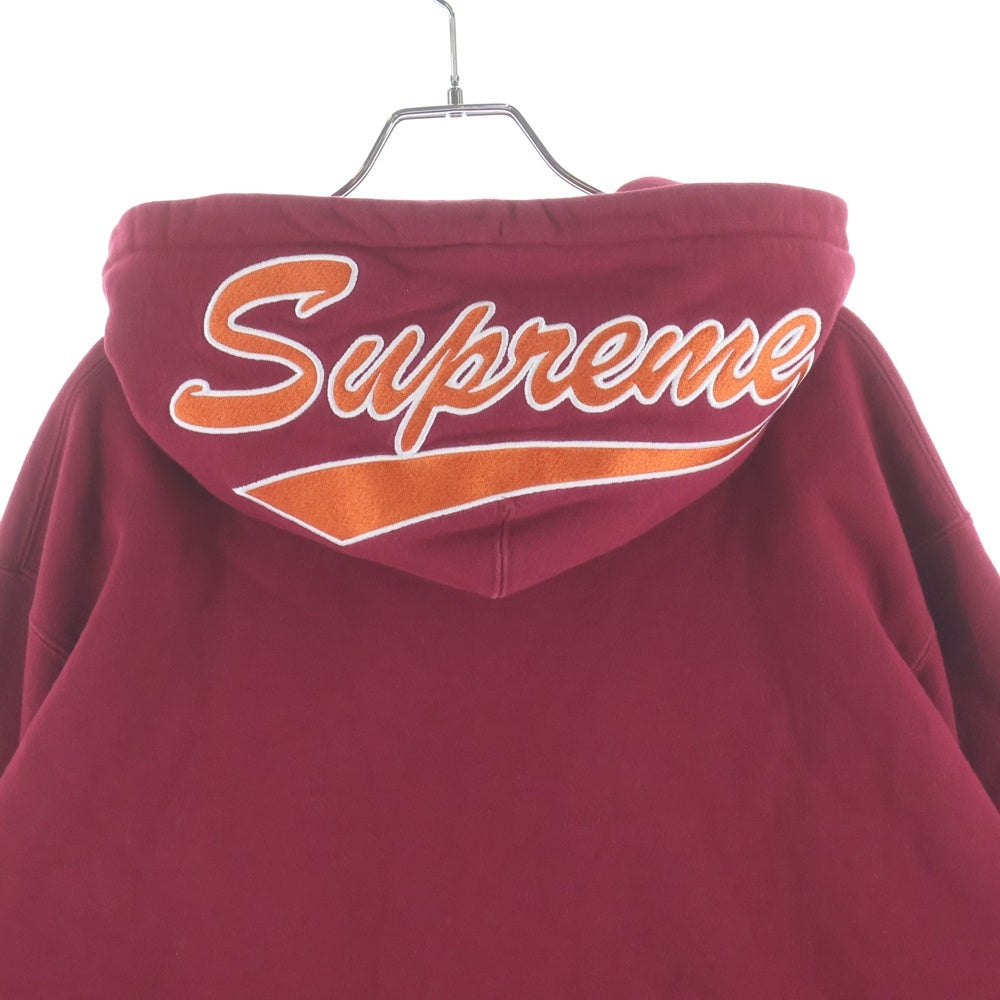 SUPREME(シュプリーム) 18AW Thermal Zip Up Sweatshirt サーマル ジップアップスウェットシャツ パーカー フーディー レッド